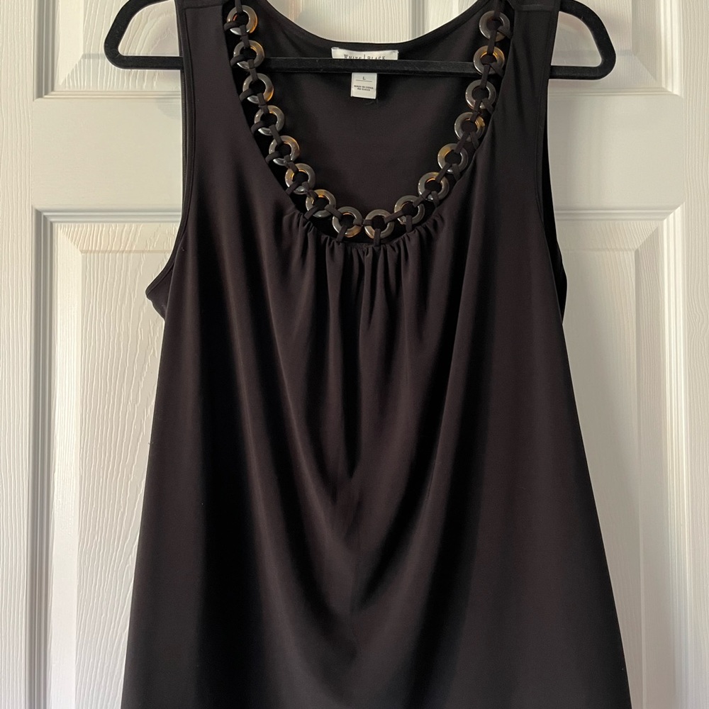 WHBM tank with tortoise embellishments